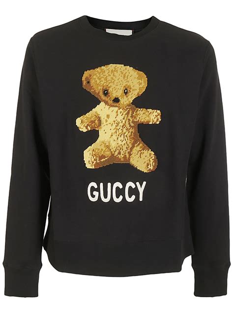 teddybeer gucci shit|gucci teddy bear sweatshirt.